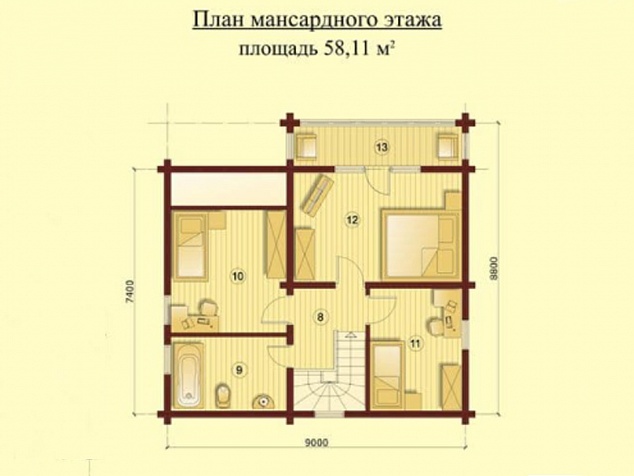 2 этаж - 58